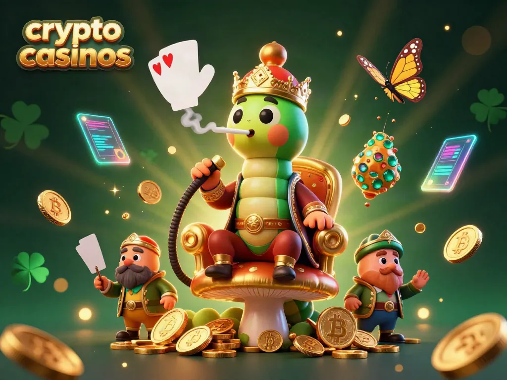 Engage with the dynamic world of crypto casinos featuring immersive 3D art.