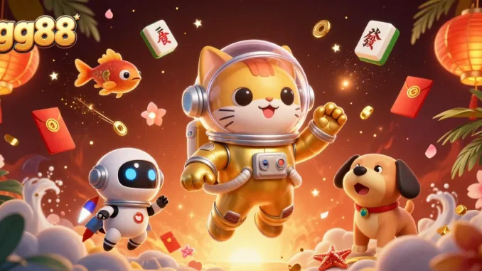Join the excitement with gg88 and a dynamic scene of cosmic adventures and gaming treasures
