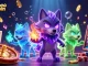 Experience excitement on trang chủ sunwin with shadow wolves and casino elements illustrating wins and jackpots.