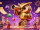 Engage players with lucky88z’s vibrant casino scene featuring a golden owl surveying thrilling game action.