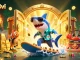 Experience sky88vi's thrilling casino adventure with vibrant 3D characters amidst gold treasures.