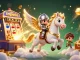 Spin with tapwin on a cosmic adventure featuring a whimsical horse, jackpots, and vibrant casino elements!